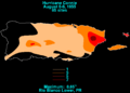 Connie 1955 Puerto Rico rainfall