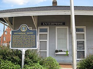 EnterpriseDepot with AlabamaHistoricaMarker