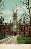 Old Main, Goethean Hall, and Diagnothian Hall