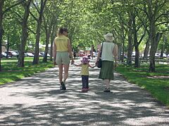 Family in Julia Davis Park