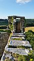 Kilcrea castle top of wall