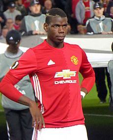 Manchester United v Zorya Luhansk, September 2016 (07) - Paul Pogba (edited)