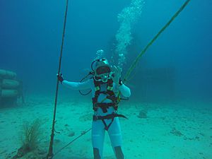 NEEMO 18 aquanaut Thomas Pesquet