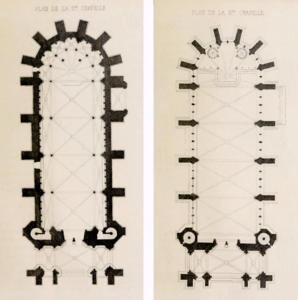 Paris (75), Sainte-Chapelle, plan