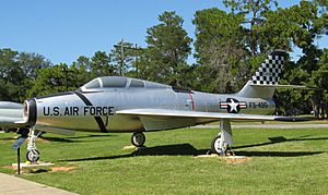 Republic F-84F Thunderstreak, USAF Armaments Museum, Eglin AFB, Florida (1)