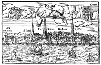 Riga wodcut 1575