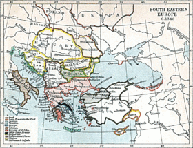 South East Europe 1340