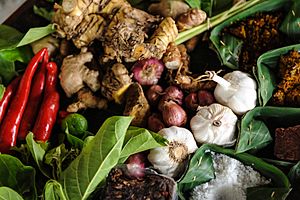 Spices for Indonesian food