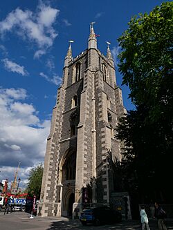 Tower of Croydon Minster (Southwest View - 01).jpg