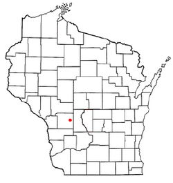 Location of Oakdale, Wisconsin