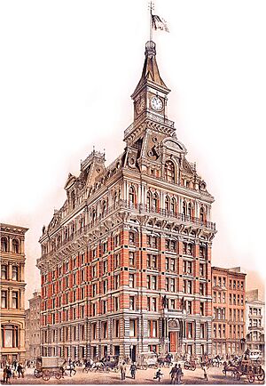 Western Union Telegraph Building lithograph