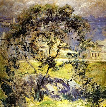 Wild Cherry Tree John Twachtman c.1901