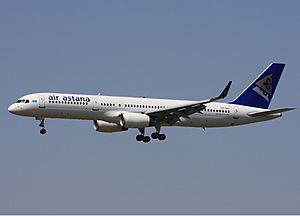 Air Astana Boeing 757-200 Lebeda-1