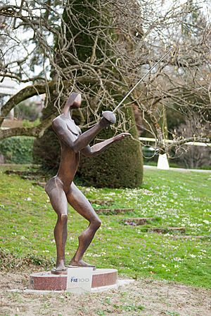 Allegory of fencer - Václav Cesak - Lausanne