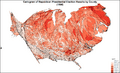 CartogramRepublicanPresidentialCounty1896Colorbrewer