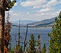 Dillon Reservoir dam and boating