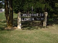 Greeting Sign in Lehigh, Kansas