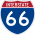 Interstate 66 marker