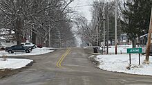 Jerome, Michigan road signage