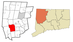 Location in Litchfield County, Connecticut