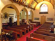 Nave St Peters church Shirwell