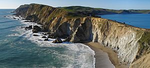 Point Reyes National Seashore headlands from Chimney Rock