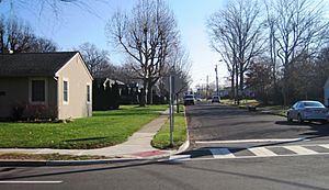 Looking down Harmony Avenue from Princeton Pike (CR 583)