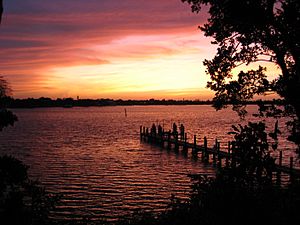 St. lucie river from sp