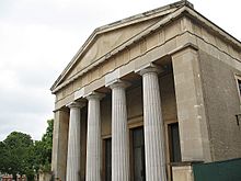 St Matthew's church, Brixton - portico - geograph.org.uk - 1396605