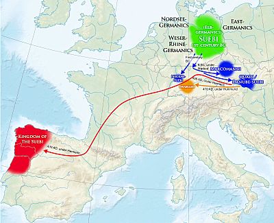 Suebic migrations