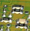 Surface Mounted Device, soldered