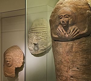 Terracotta sarcophagus Beth Shean northern cemetery tomb 202A Iron IA 1200-1150 BCE Penn Museum 02