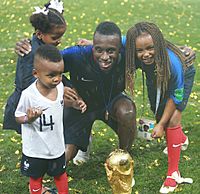 Blaise Matuidi World Cup Trophy