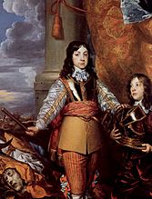 Charles II when Prince of Wales by William Dobson, 1642