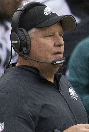 Chip Kelly, Sam Bradford (21766577058) (cropped).jpg