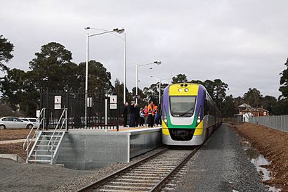 Creswick station opening day 2010.jpg