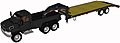 Dually pickup truck tandem axle