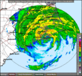 Irene radar 20110827 1154 UTC