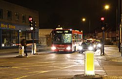 Kenton Lane at Night - geograph.org.uk - 2249843