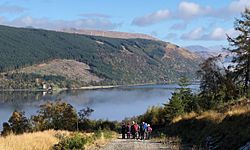 Loch Fyne and Dunderave Castle from above St Catherines