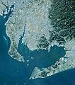 Mikawa Bay Aichi Japan SRTM