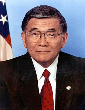 Norman Mineta, official portrait, DOT.jpg