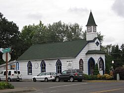 Former church in Veneta, now a restaurant