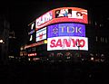 Piccadilly-Circus-Publicité-Nuit