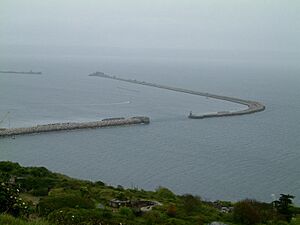 Portland harbour hood entrance