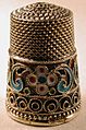 Russian filigree thimble