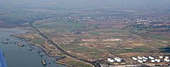 Aerial view of Shell Haven 19 October 2007