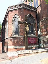 St Cuthberts Calvary and lady chapel exterior listed building No. 266119