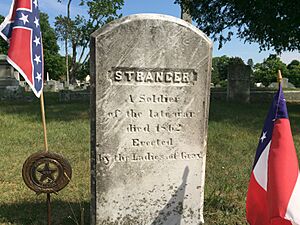 Stranger grave Gray Maine