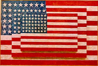 Tre bandiere Jasper Johns